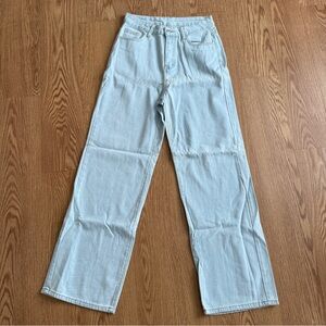 SHEIN Flare & Wide Leg Jeans Light Blue Size Medium
